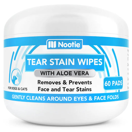 Nootie Tear Stains Wipes For Dogs & Cats 60ct