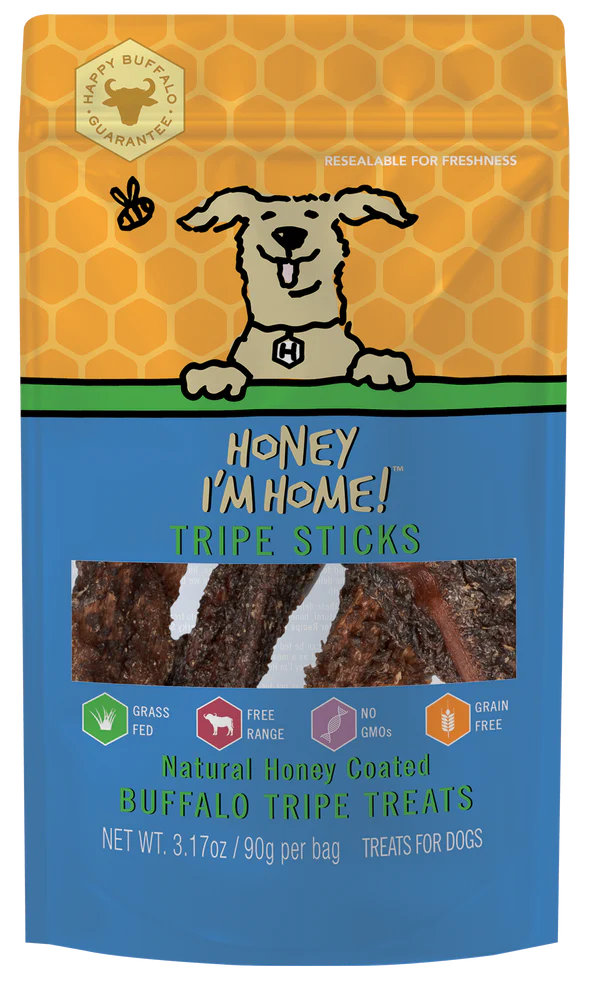 Honey I'm Home Buffalo Tripe Sticks 3.17oz