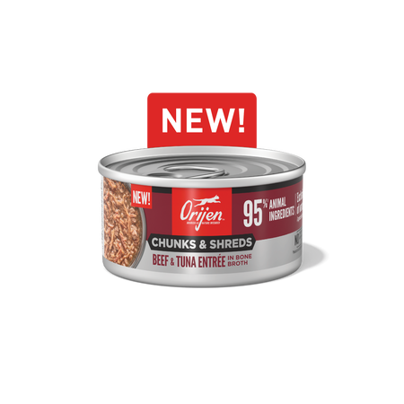 Orijen Cat Chunks & Shreds Beef & Tuna Entree
