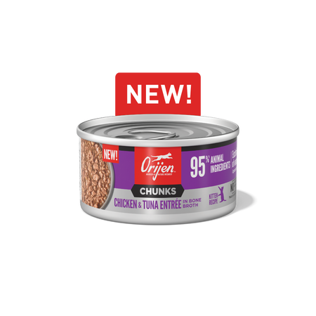 Orijen Kitten Chunks & Shreds Chicken & Tuna Entree