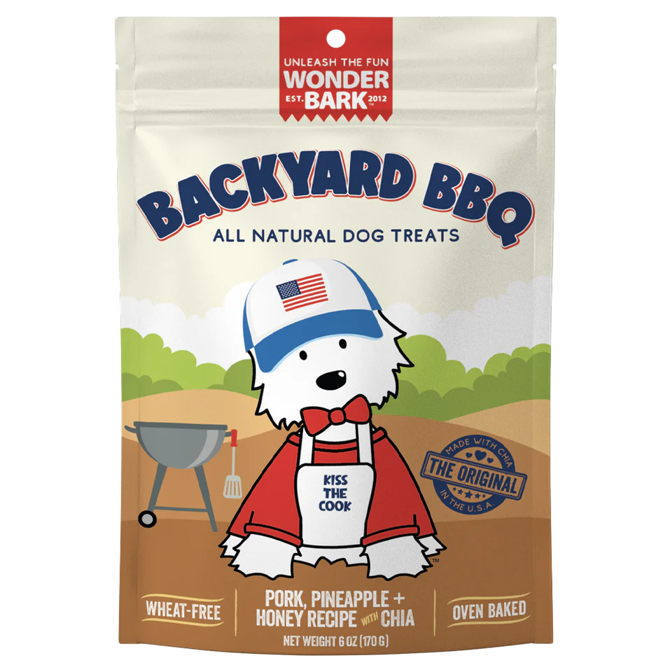 Wonder Bark Everyday Backyard BBQ Dog Treats 6 oz