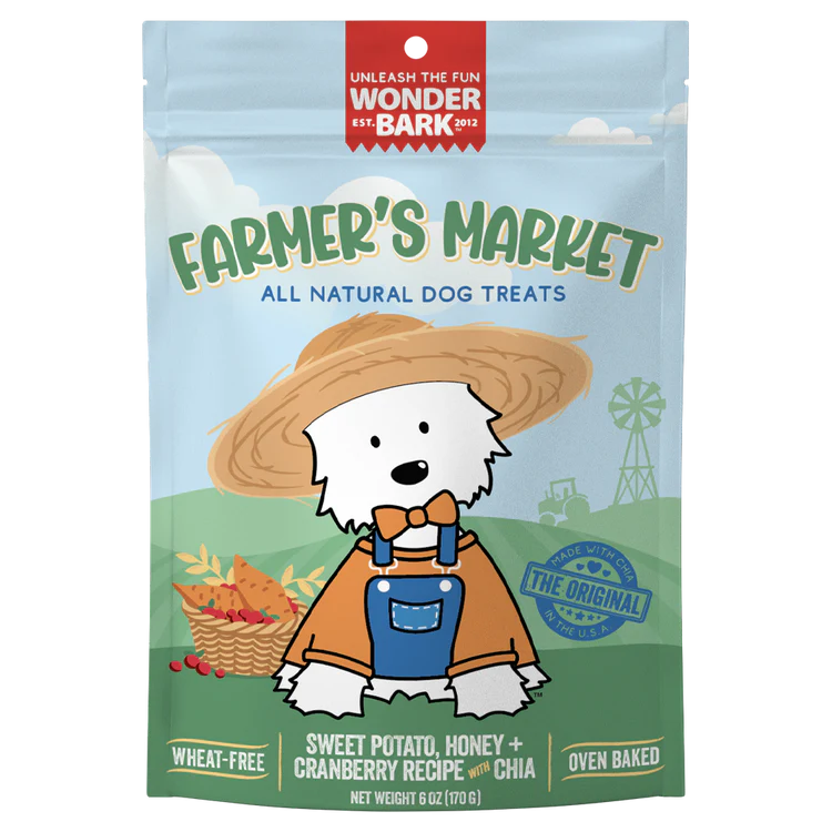 Wonder Bark Everydays Farmer's Market Dog Treats 6 oz