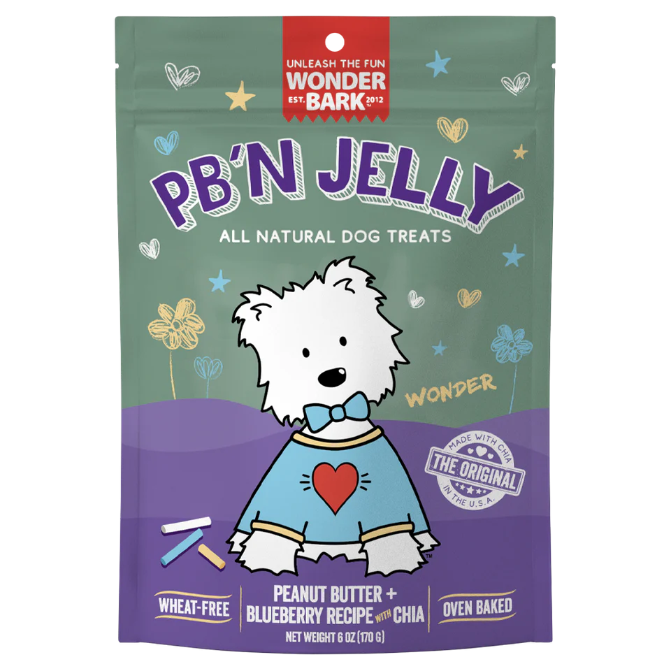 Wonder Bark Everydays Pb'N Jelly Dog Treats