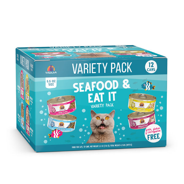 Weruva Seafood Eat It Variety 12 Count 5.5 oz