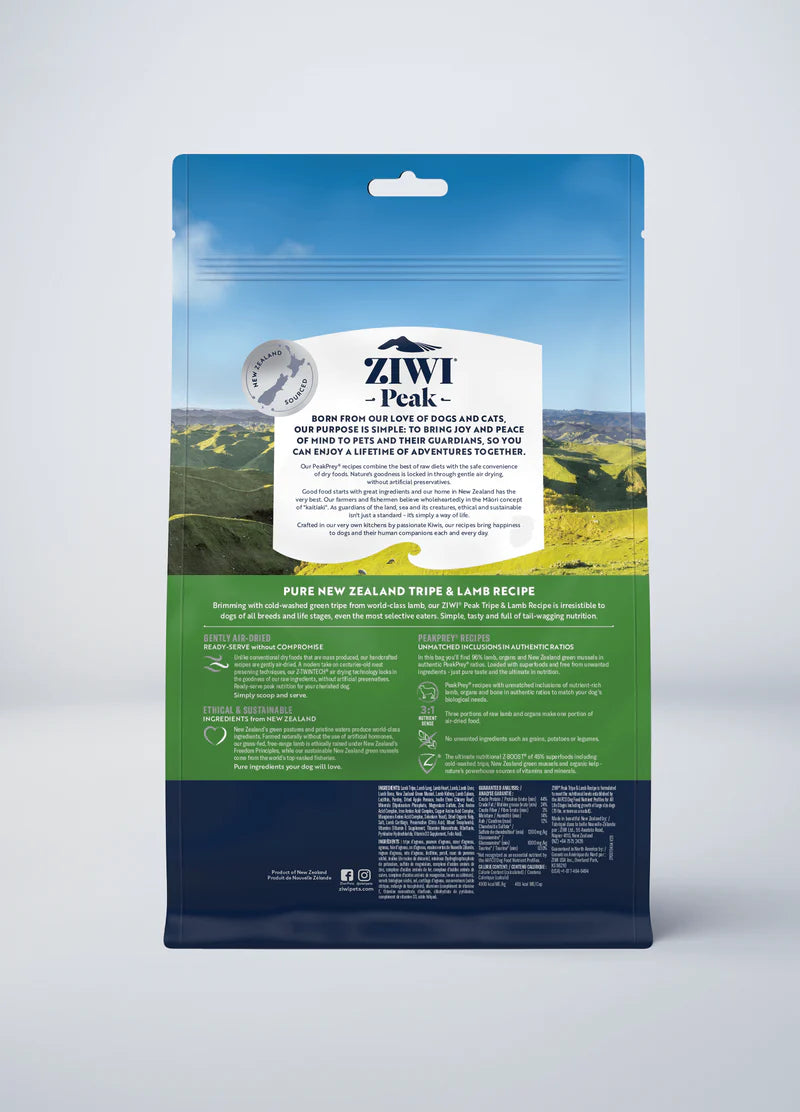 Ziwi Peak Air-Dried Tripe & Lamb