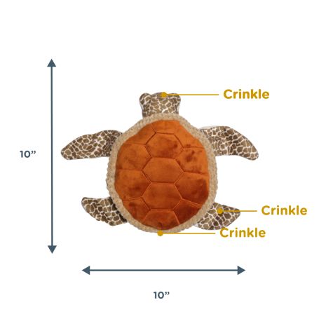 Tall Tails Animated Sea Turtle Dog Toy