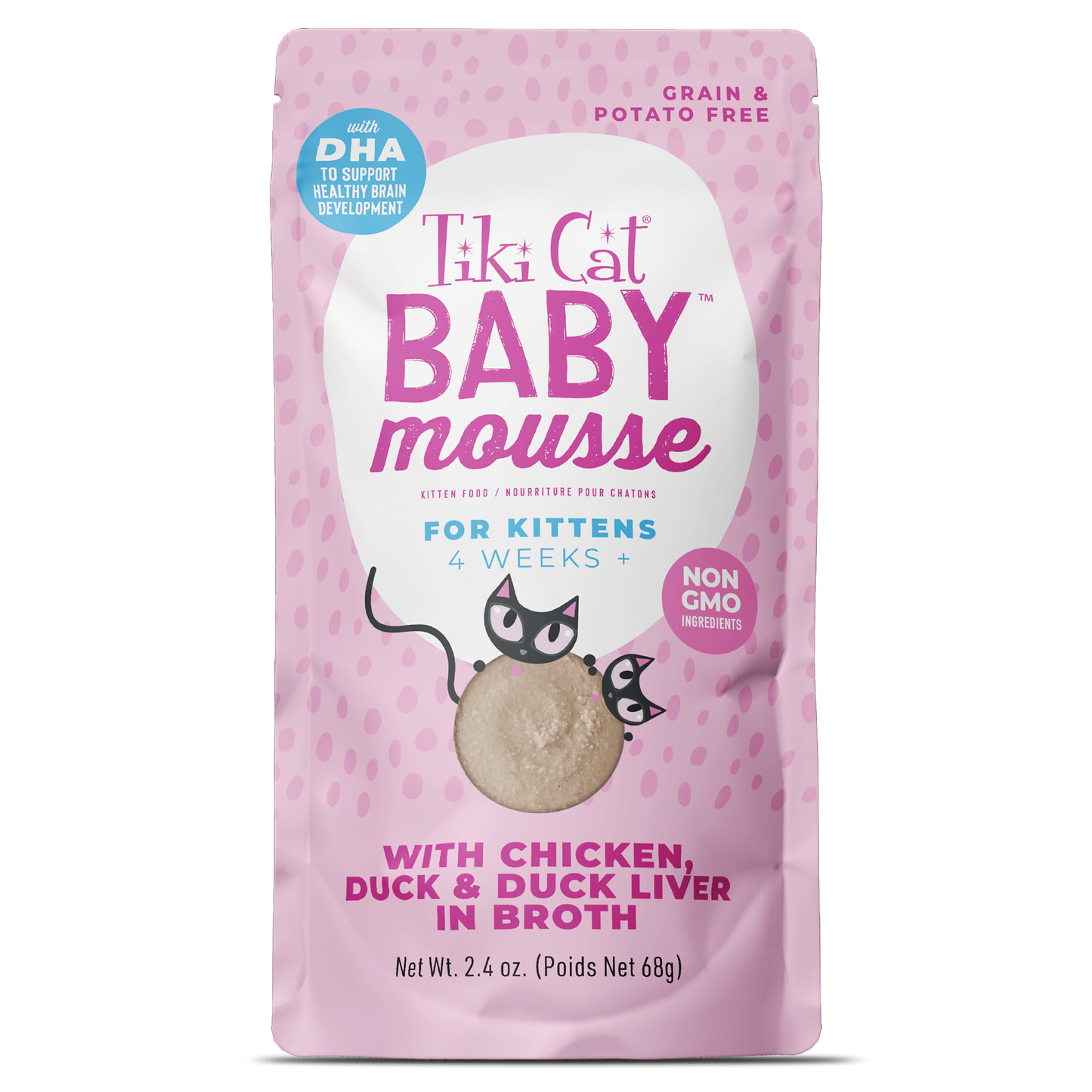 Tiki Cat Baby Mousse Chicken & Duck 2.4oz