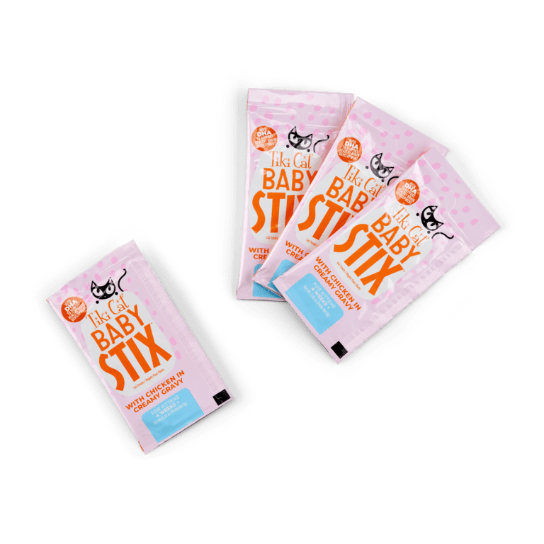 Tiki Pet Cat Baby Stix Chicken & Gravy .28oz