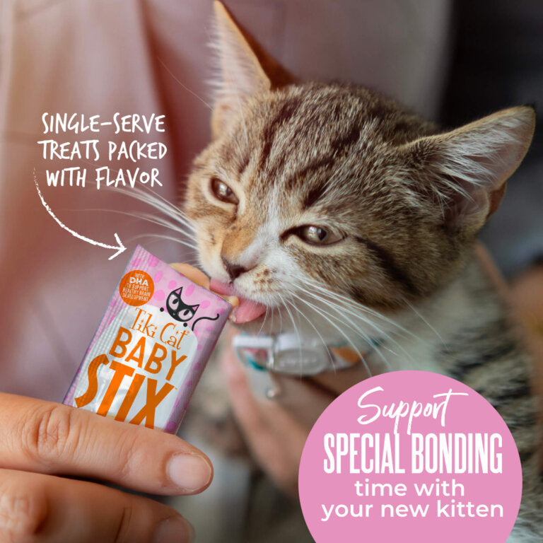 Tiki Pet Cat Baby Stix Chicken & Gravy .28oz