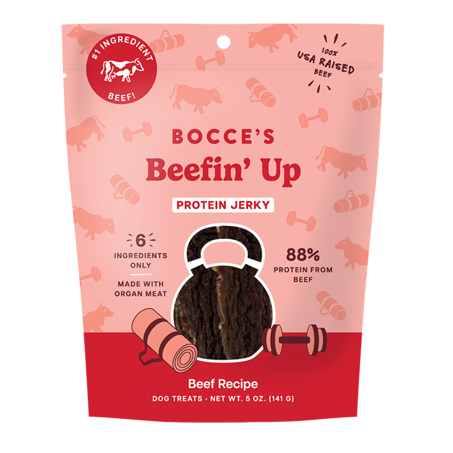 Bocce's Beefin' Up Protein Jerky 5oz