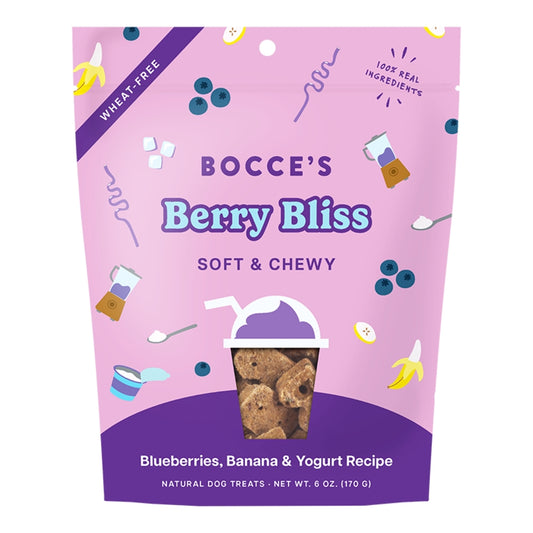 Bocce's Dog Soft Chew Berry Bliss 6oz