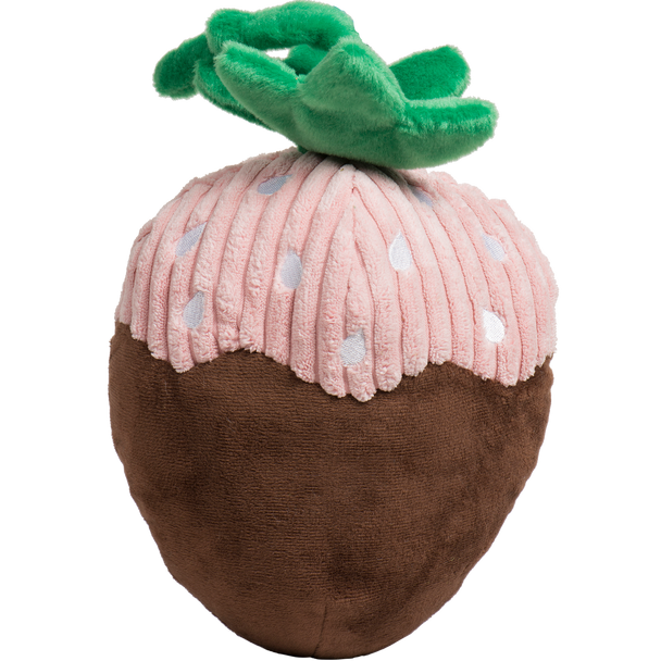 HuggleHounds Double-Dipped Berry Dog Toy