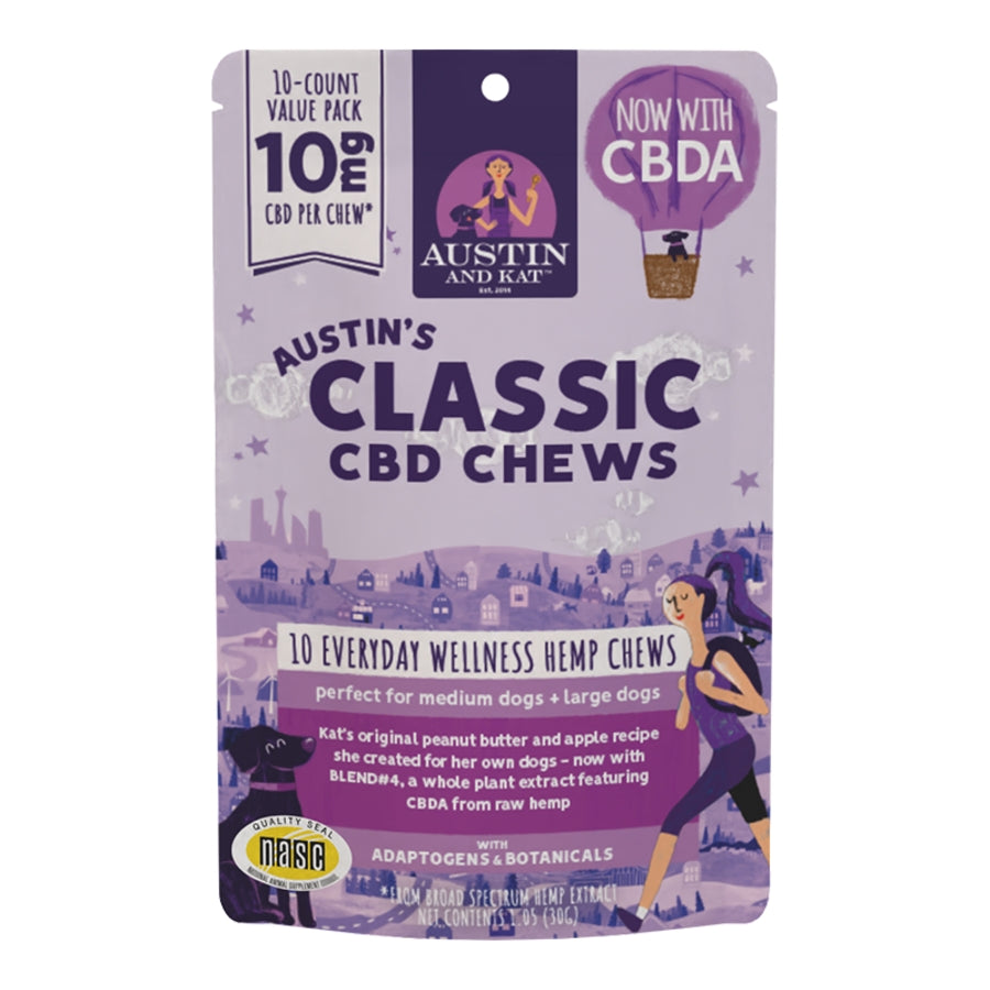 Austin & Kat Premium CBD Chew 10 Pack