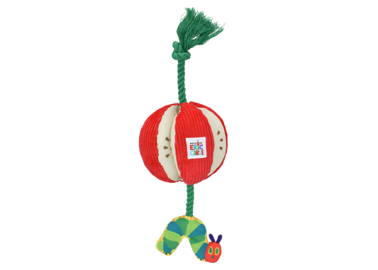 Multipet Eric Carle Very Hungry Caterpillar Apple Rope Tug 15"
