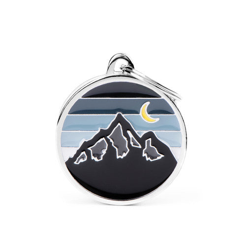 MyFamily Charms Mountain Dog Tag