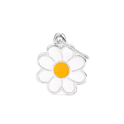 MyFamily Charms Small Daisy Dog Tag