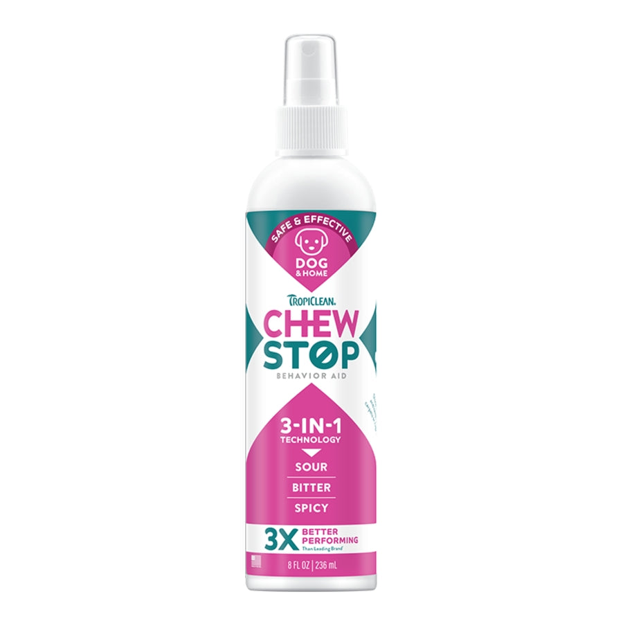 Tropiclean Chew Stop Behavior Aid Dog & Home Spray 8oz