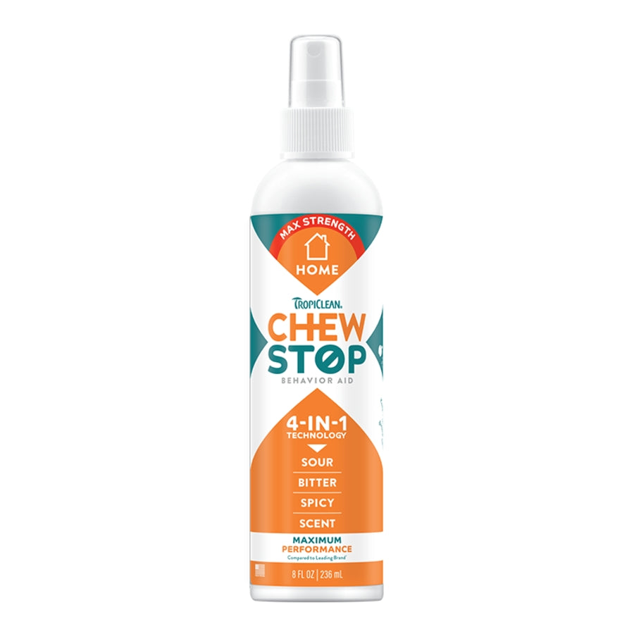 Tropiclean Chew Stop Behavior Aid Home Spray 8oz