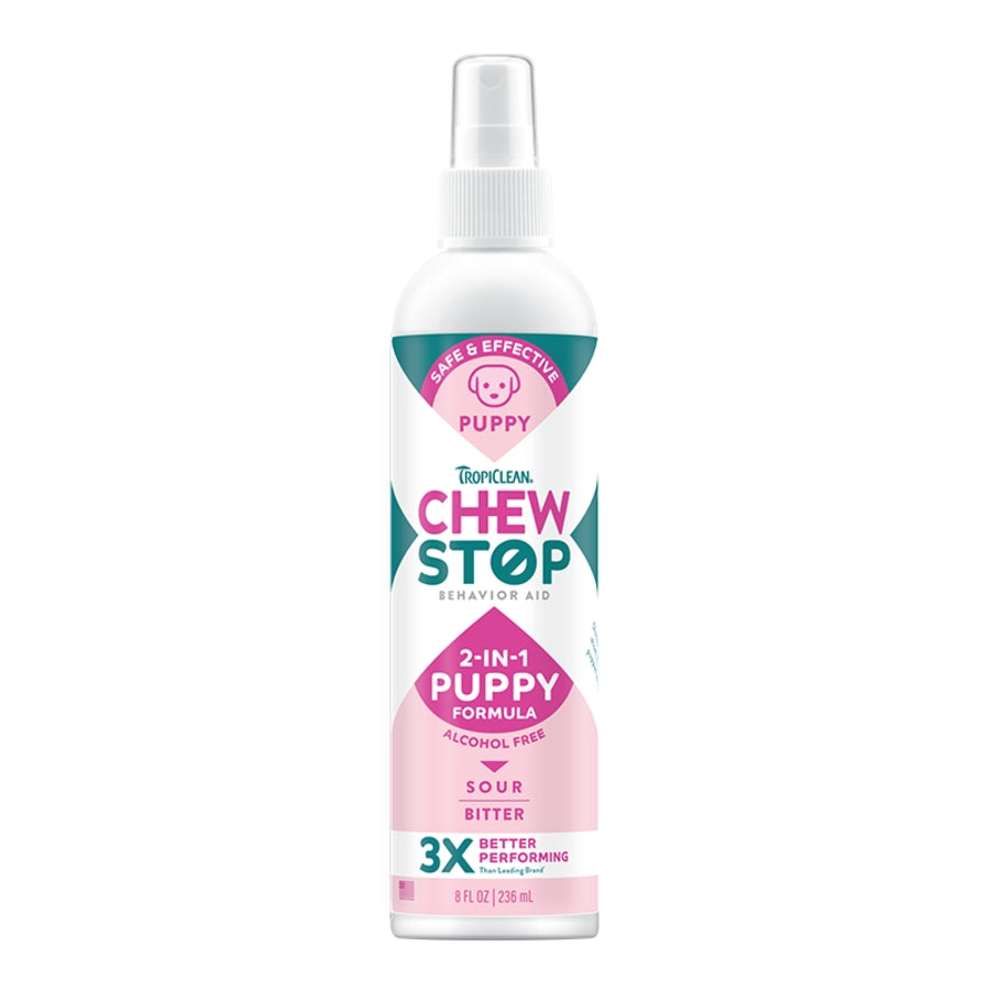 Tropiclean Chew Stop Behavior Aid Puppy Spray 8oz