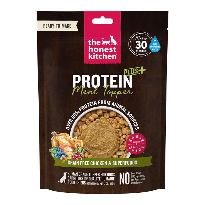 Honest Kitchen Protein+ Grain Free Meal Toppers 12oz