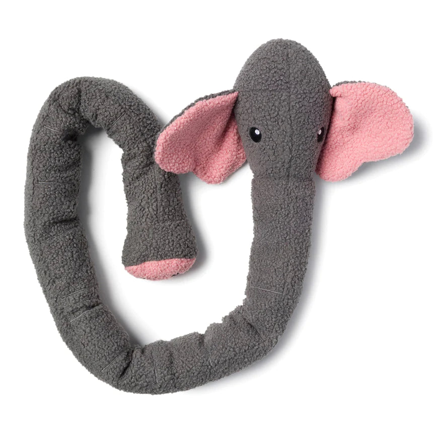 FabDog Twisty Elephant Dog Toy