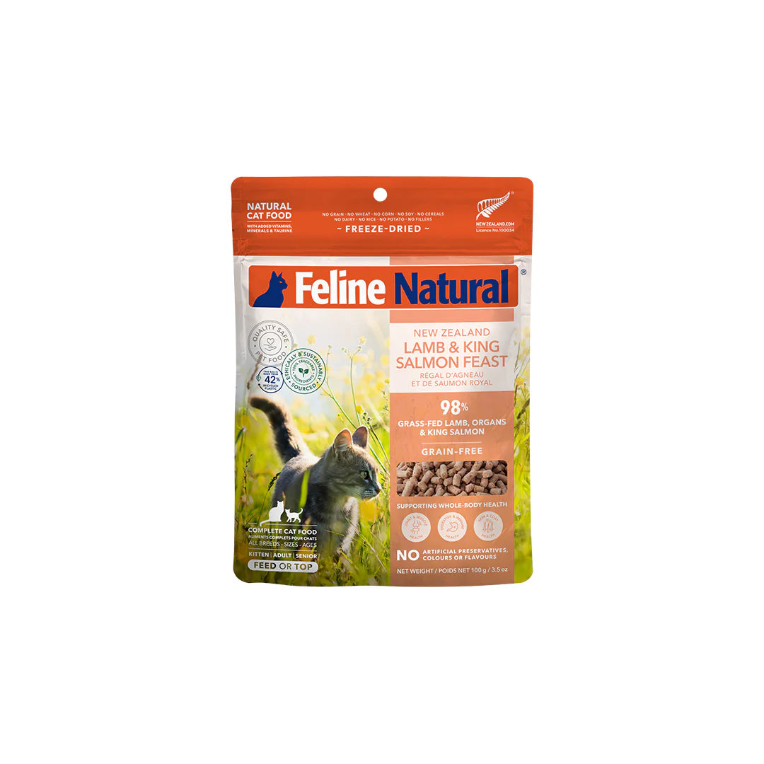 Feline Natural Freeze Dried Lamb & Salmon Feast