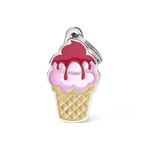 MyFamily Food Ice Cream Dog Tag