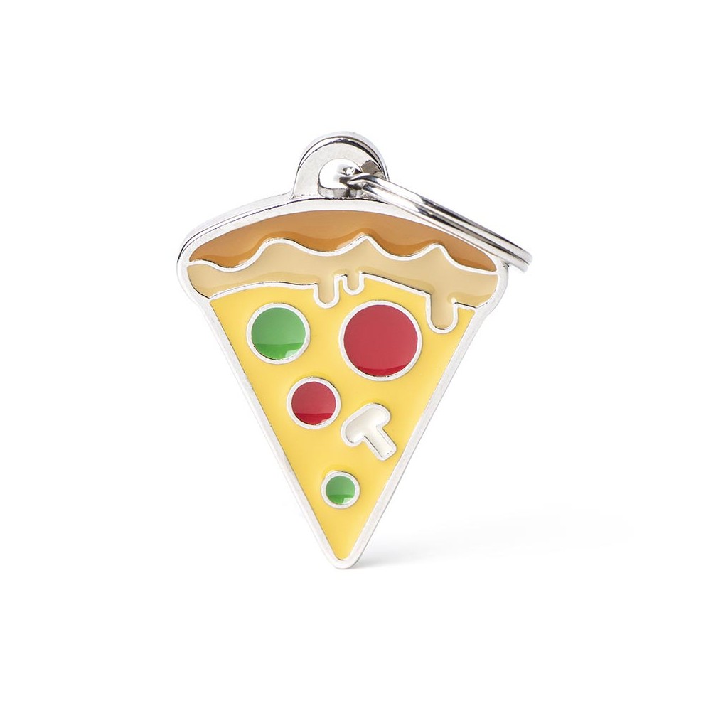 MyFamily Food Pizza Dog Tag