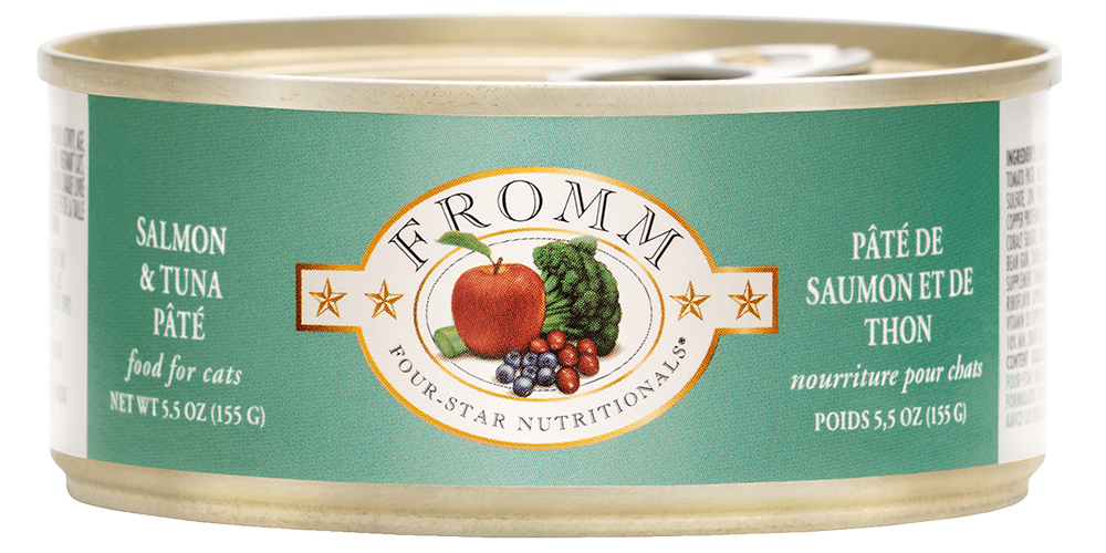 Fromm Four Star Salmon & Tuna Canned Cat Food 5.5 oz