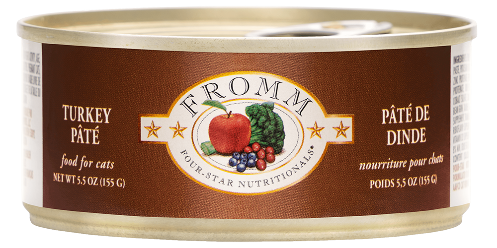 Fromm Four Star Turkey Pate Canned Cat Food 5.5 oz