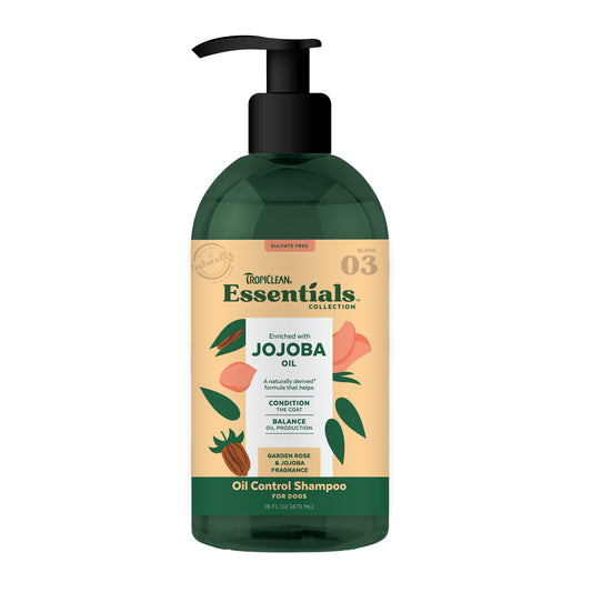 Tropiclean Essentials Shampoo Jojoba Oil 16oz