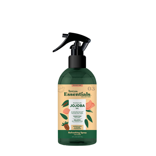 Tropiclean Essentials Deodorizing Spray Jojoba 8oz
