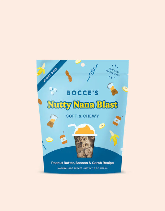 Bocce's Dog Soft & Chewy Nutty Nana 6oz