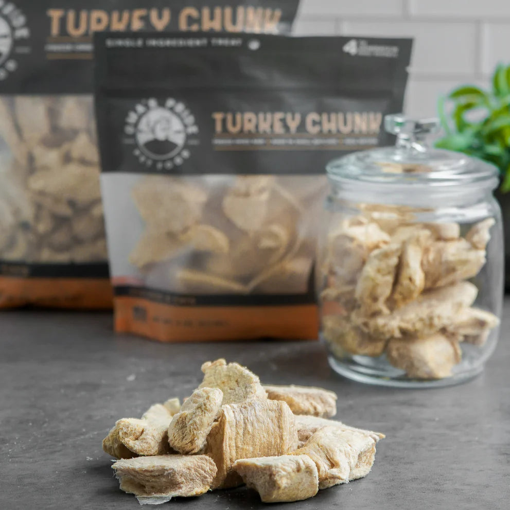 Oma's Pride Freeze-Dried Turkey Breast Chunks 1.5oz