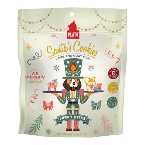 Plato Santa's Cookies Lamb & Goat Milk Jerky 4oz