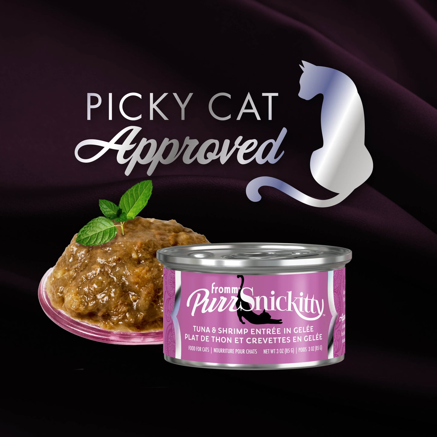 Fromm Cat PurrSnickitty Tuna & Shrimp in Gelee 3oz