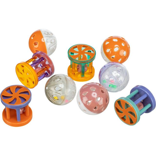 Trixie Cat Plastic Rollers & Balls Assorted