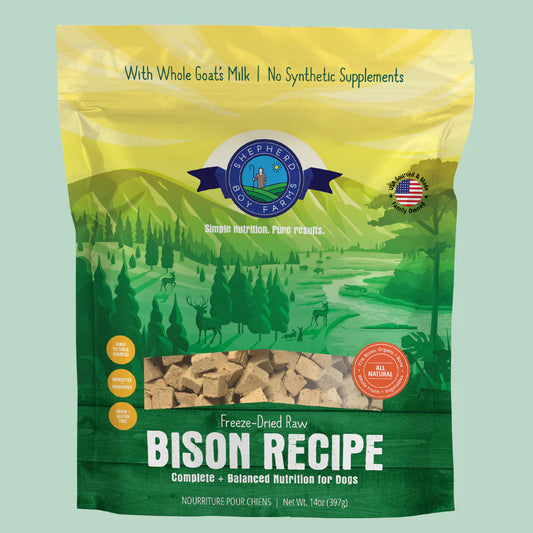 Shepherd Boy Farms Freeze Dried Bison 14oz