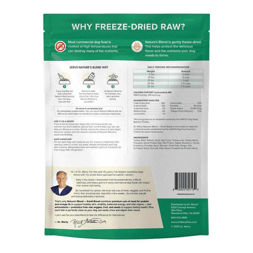 Dr. Marty's Nature's Blend Small Breed