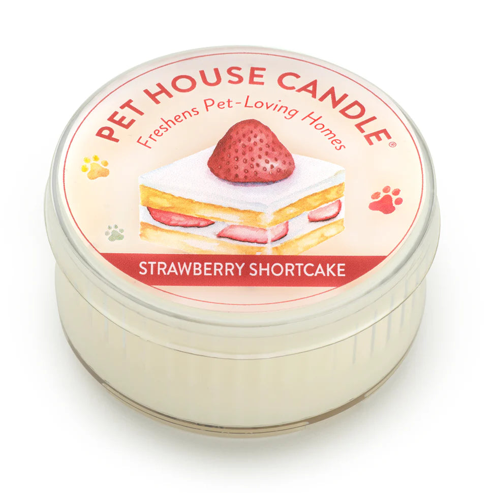 Pet House Candle Strawberry Shortcake