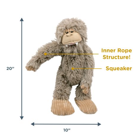 Tall Tails 20 In Big Foot Stuffless Plush Toy