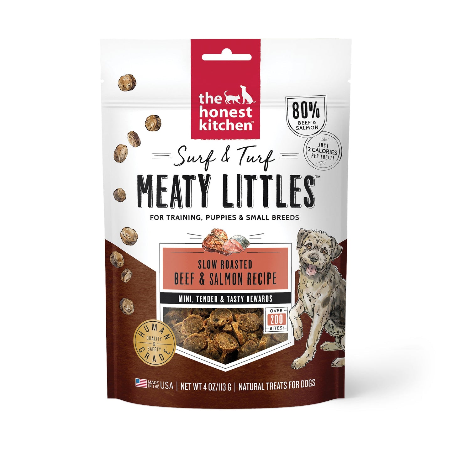Honest Kitchen Beef & Salmon Meaty Littles 4 oz