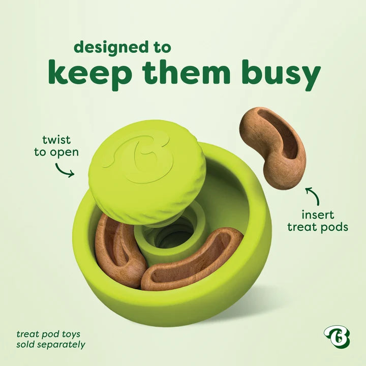 Benebone Tongue Twister Treat Pod Peanut Butter