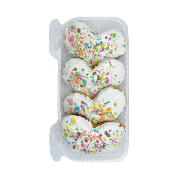 K9 Granola Factory 3" Jumbo Heart Shaped Gourmet Cookie 4pack