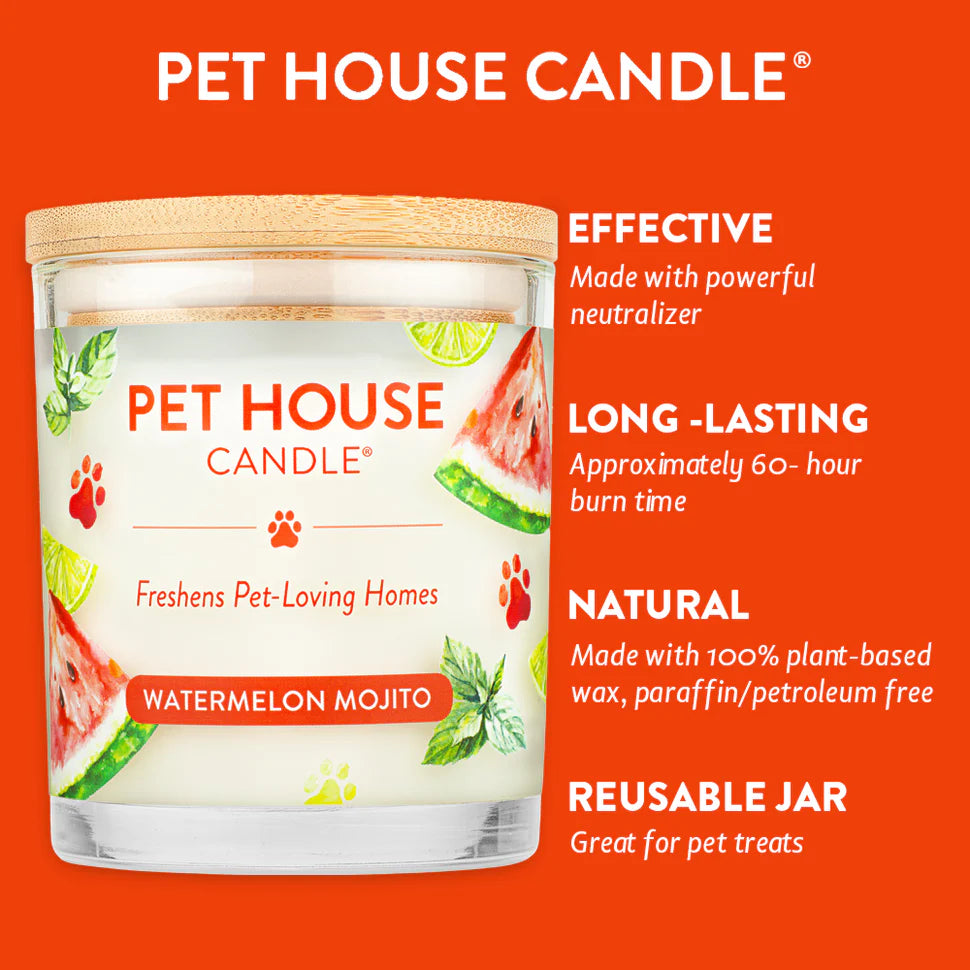 Pet House Watermelon Mojito Candle 9oz