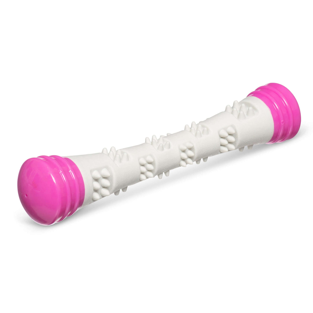 Totally Pooched Chew n Squeak Pink S Dog Toy