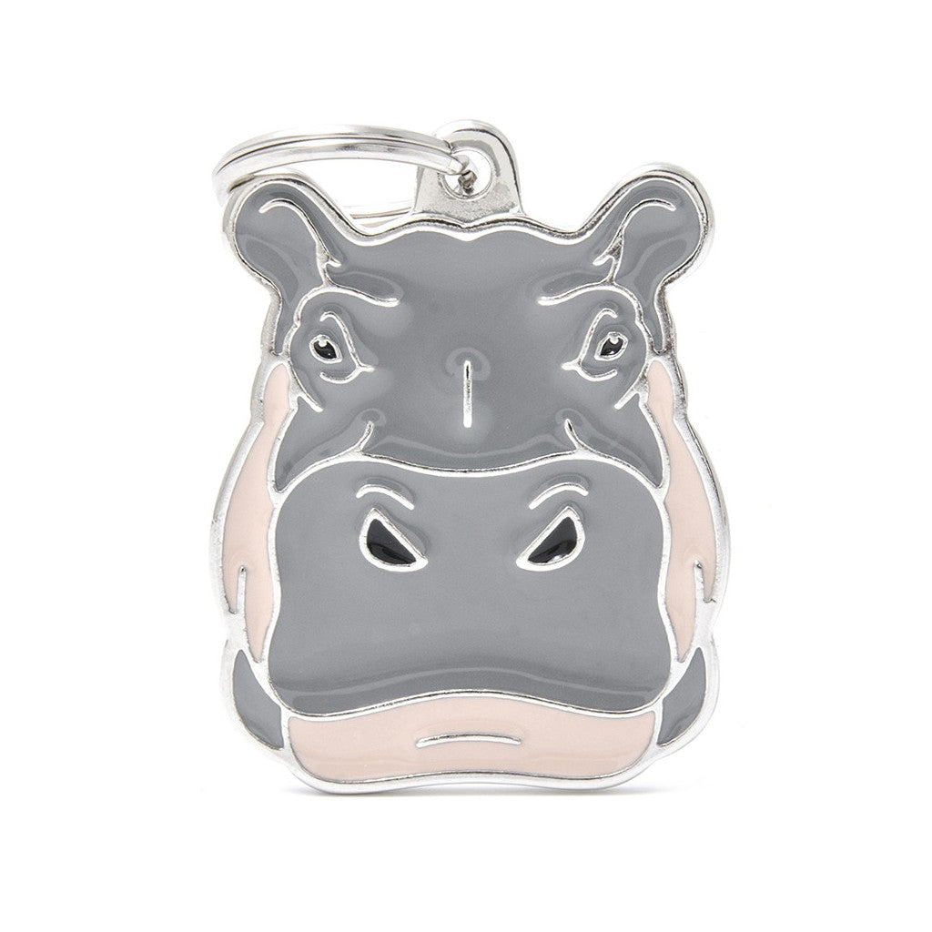 MyFamily Wild Hippopotamus Dog Tag