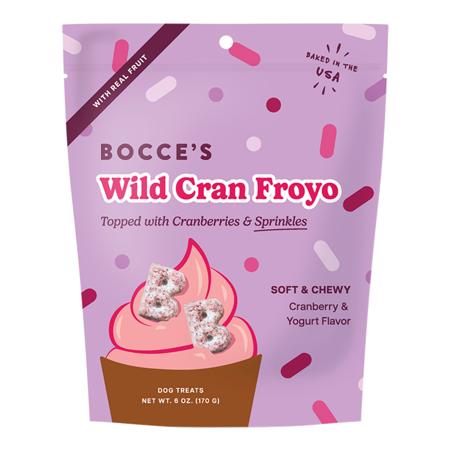 Bocce's Soft & Chewy Wild Cran Froyo 6o