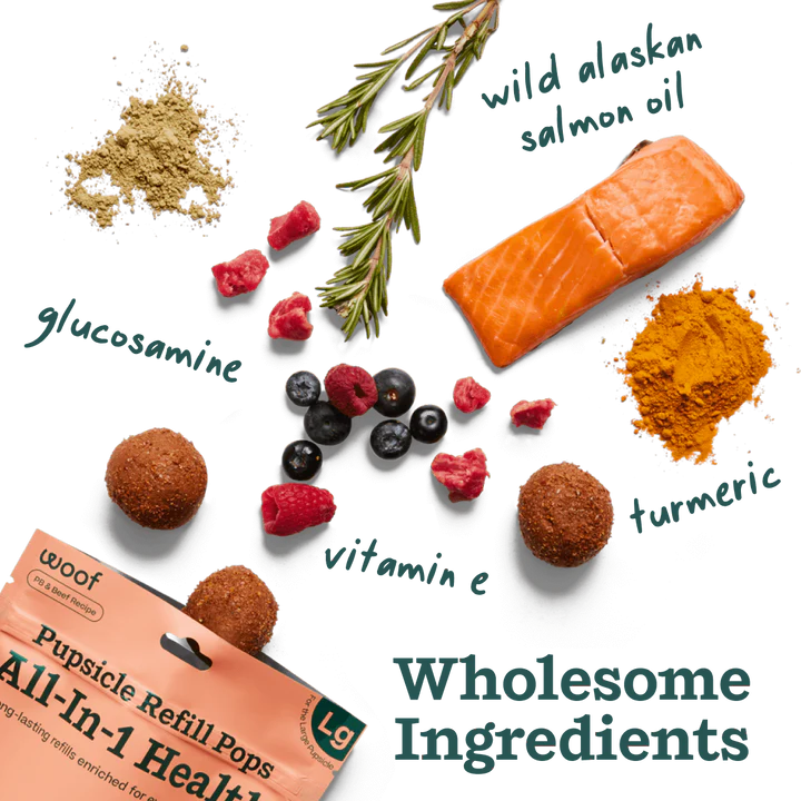 Woof Pupsicle Wellness Pops All In One