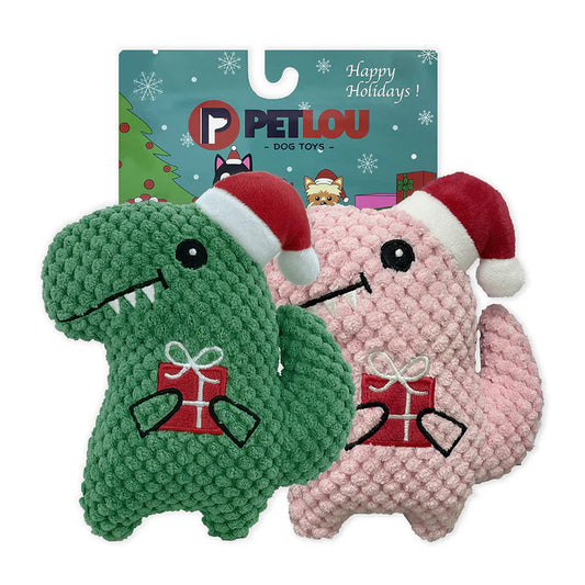 Petlou Christmas Twin Pack Dinos 6"